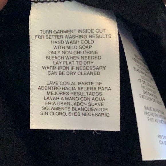 Black Anne Klein Top - Picture 8 of 9